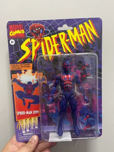 Boneco Figura Spider-Man 2099 - Marvel Legends Series- Retro Collection - Hasbro