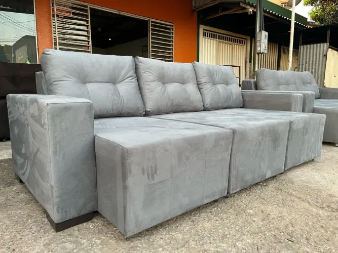 Oferta! Sofá Retrátil modelo 3 Lugares