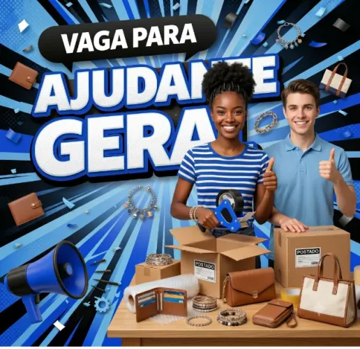 Ajudante Geral / Auxiliar de Produção / E-Commerce