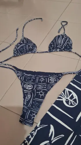 Conjunto Biquíni e Canga HRG