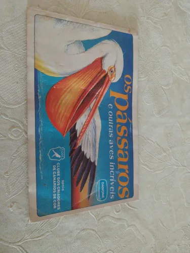 Álbum os passaros completo danone raridade