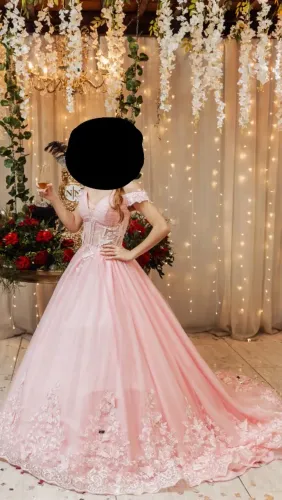 Vestido de debutante rosa!