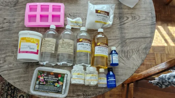 kit para sabonetes e cremes artesanais
