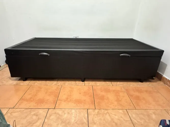 Cama box solteiro mobly