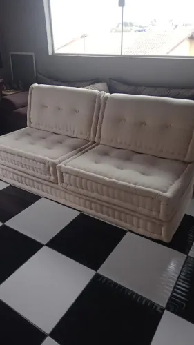 Sofa cama com encosto em otimo estado