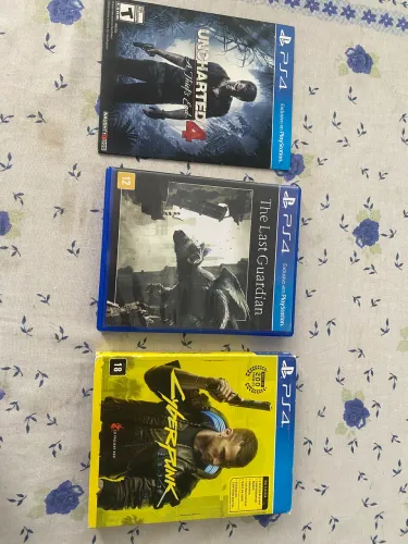 Jogos PS4 - Cyberpunk, Uncharted, The Last Guardian