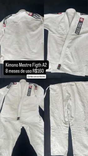 Kimono Jiu Jitsu A2 - Mestre Figth