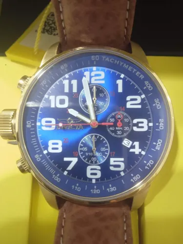 Relógio Invicta I-Force Cronógrafo 3329 Novo Original Importado Gold Blue 