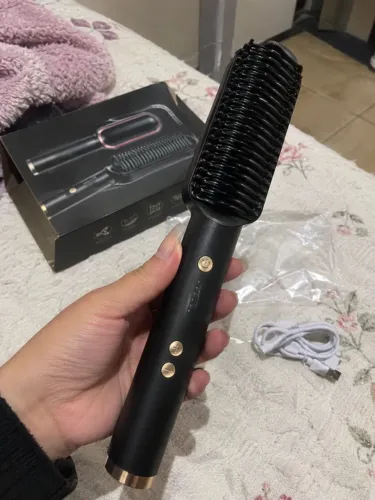 Escova Alisadora Elétrica Bivolt - Nova - R$ 79,90 Com frete incluso