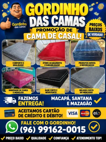 Promoção de cama de casal do gordinho das camas