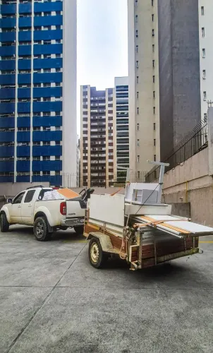 Remoção de pequenos entulhos 