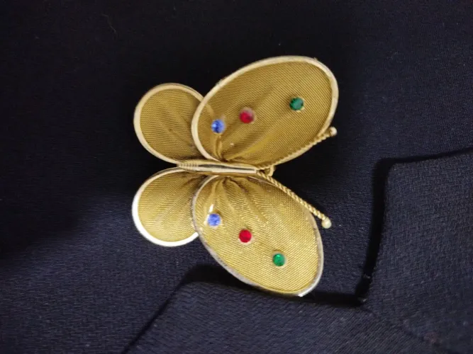 Broche vintage antigo