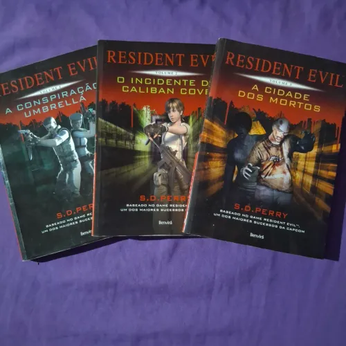 COMBO LIVROS RESIDENT EVIL - VOLUME 1 AO 3
