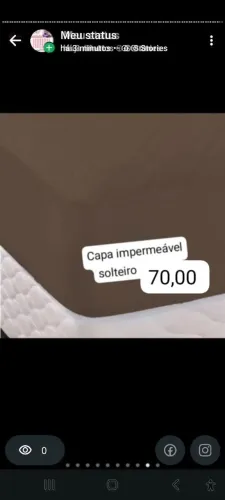 Protetor impermeável.  Solteiro.  Casal. queem  e king  preços nas peças 