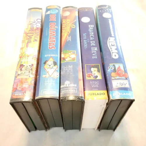 Desenhos Disney VHS lote vhs fitas