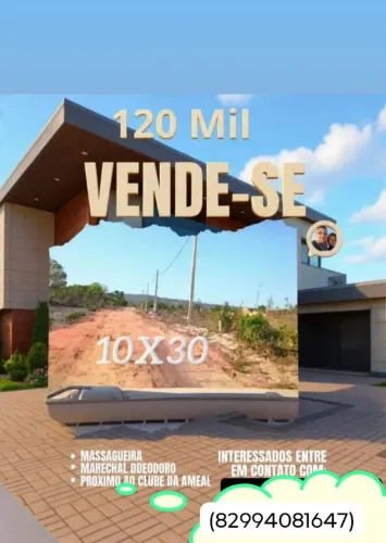 Vendo terreno na massagueira 