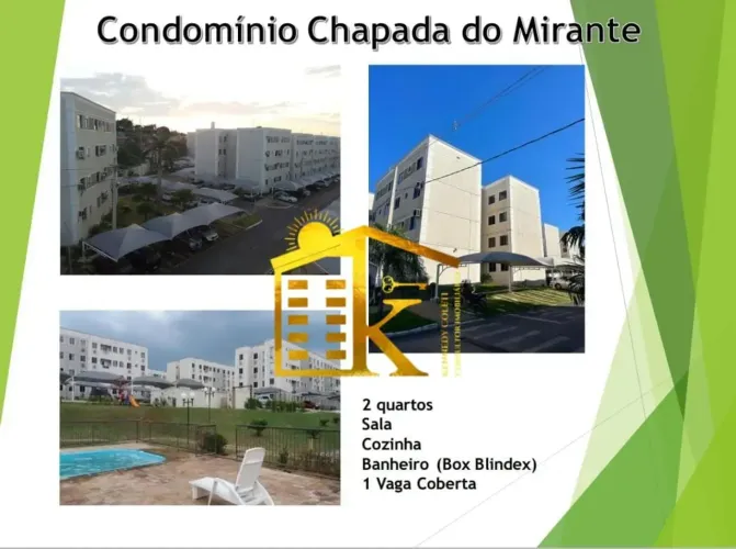 MRV Chapada do Mirante - 2 quartos - banheiro com Blindex - Carumbé - Cuiabá - MT