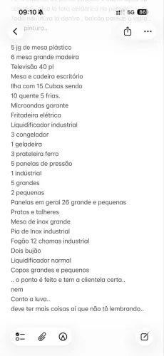 RESTAURANTE COMPLETO..