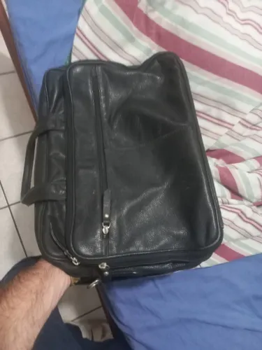 Pasta de couro para notebook catálogos 