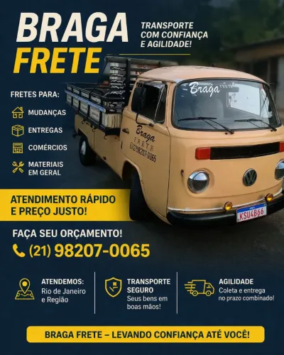 Fretes Kombi aberta