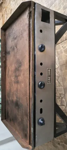 Chapa industrial a gás