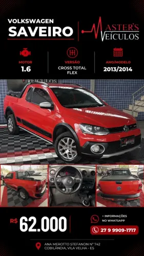 Volkswagen Saveiro Cross 1.6 MI Total Flex 8V CE 2014