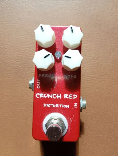 Pedal Crunch red distorção 