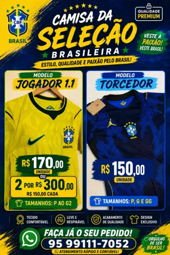 Camisa Seleção Brasileira 2026