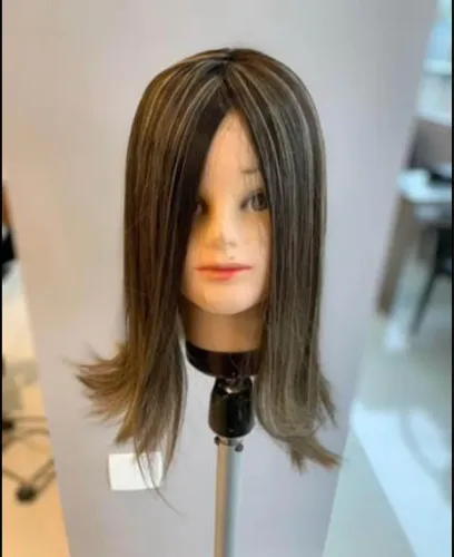 Peruca cabelo humano pouco uso