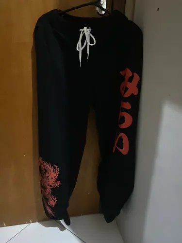 Calça Preta Estilo Japonês