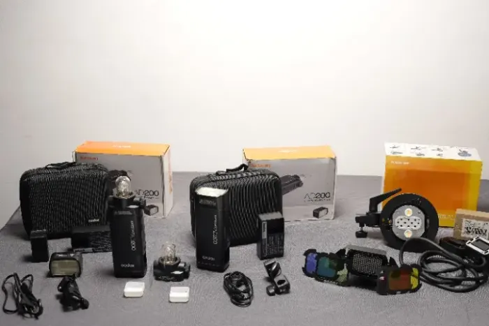 Kit Flash Estúdio Fotografia Portátil