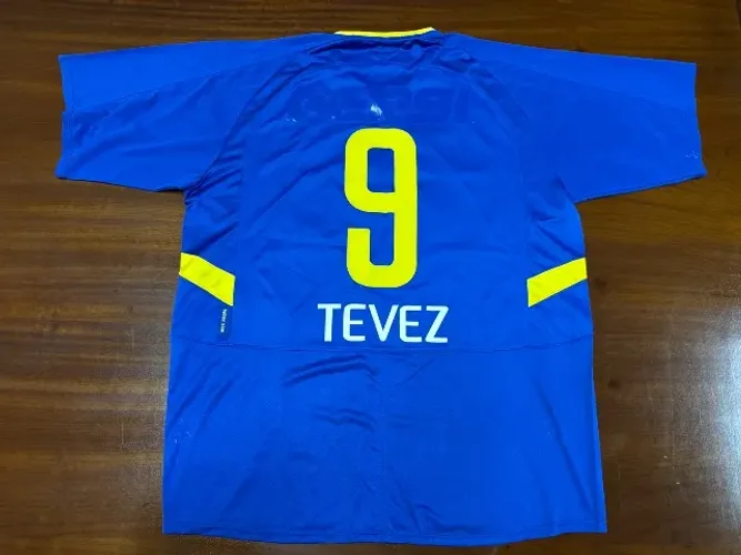 CAMISA BOCA JUNIORS TEVEZ
