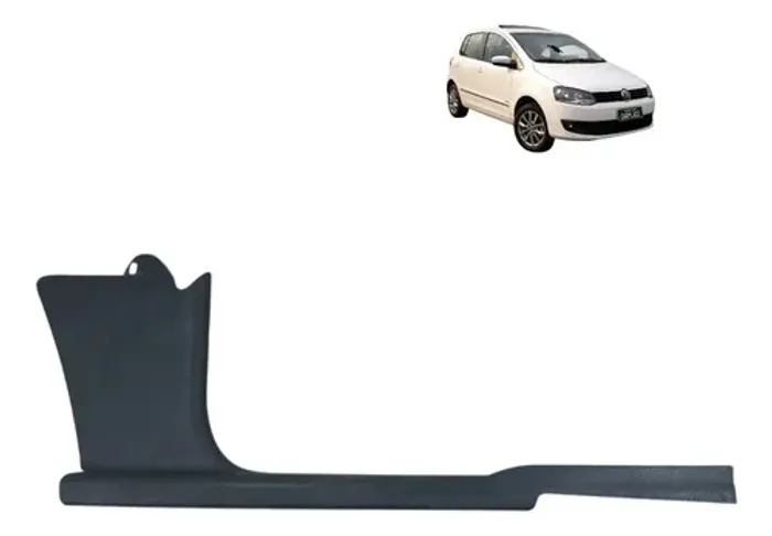 Acabamento Interno Soleira Dianteira Direita Volkswagen Fox Cinza
