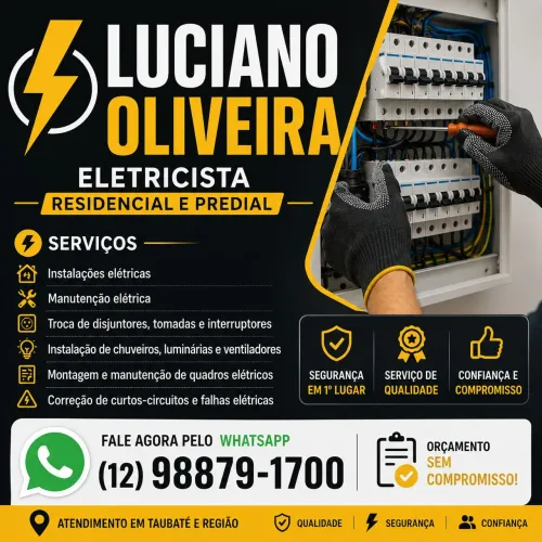 ? LUCIANO OLIVEIRA - ELETRICISTA RESIDENCIAL E PREDIAL ?