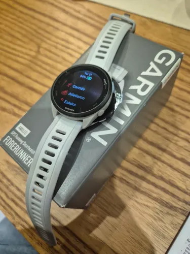 Garmin Forerunner 165 Standard Branco - pouco mais de 1 ano de uso!