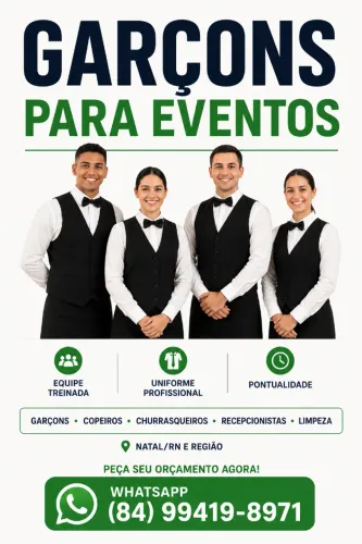 Garçons para eventos