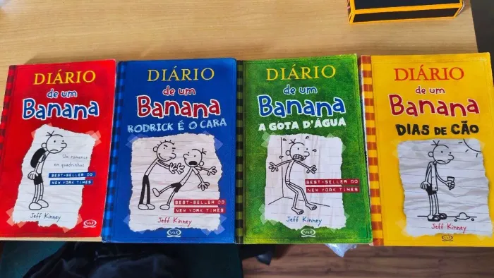 coleção diário de um banana (vol 1 a 8)