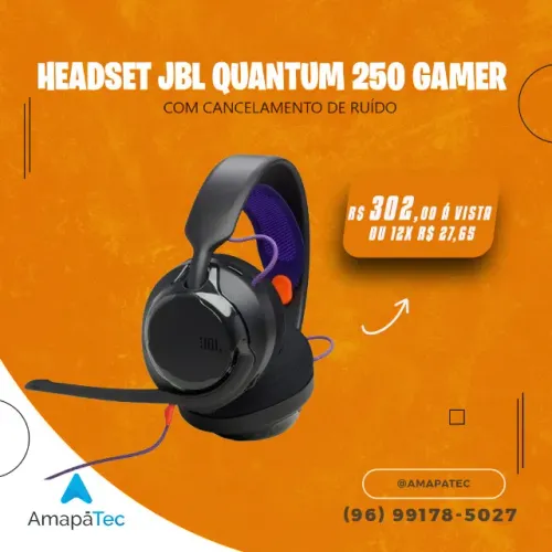Headset Gamer JBL Quantum 250