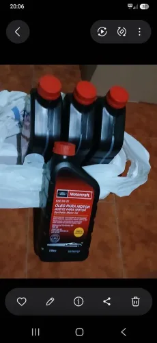 Óleo para carro original 5w20
