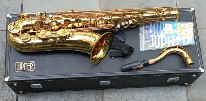 Sax Tenor Jupiter Jts587 Origin Saxofone De Luthier Troco+$ 12x no cartão