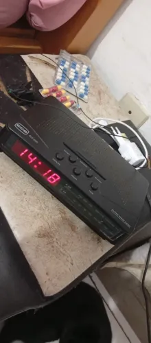 Rádio Relógio Digital CCE DLE-280 Vintage - Funcionando Perfeitamente!