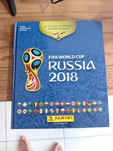 Álbum da copa do mundo 2018 capa dura completo