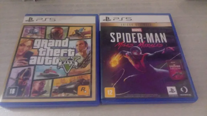 Jogos de PS5 mais leitor de disco