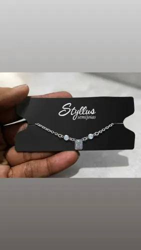 Pulseira Feminina Pingente Sagrado Coração de Jesus