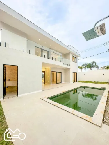 Casa Nova no Alphaville Rio Costa do Sol | 4 Suítes + Piscina + Área Gourmet