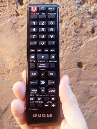 Controle remoto Original som Samsung FOTOS REAIS/usado