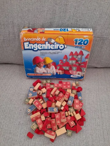 Jogo Brincando de Engenheiro da Xalingo anos 80 /90 