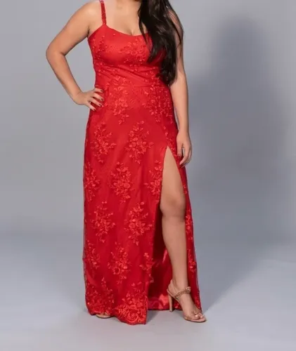 Vestido de festa bordado