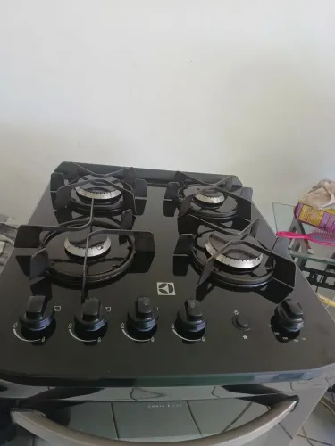 Fogão automático total mesa de vidro 