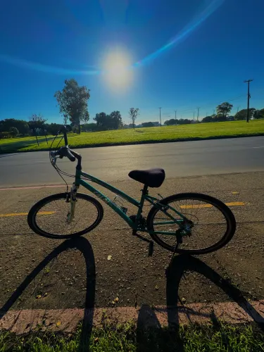 Bicicleta caloi 700 verde água tudo ok